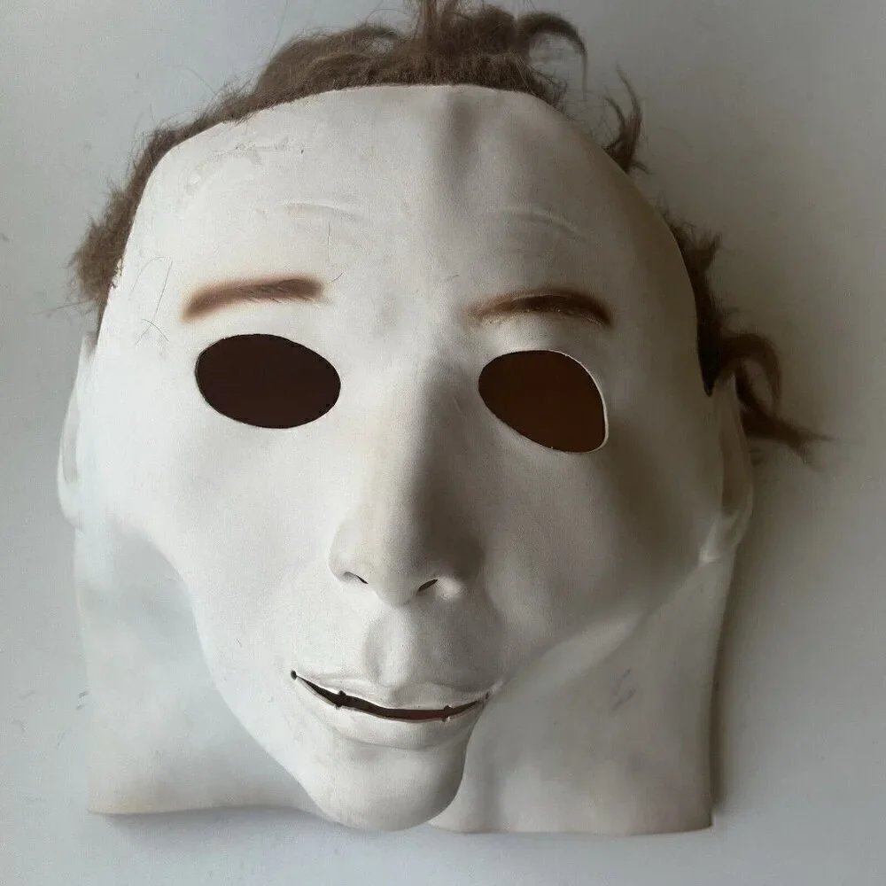 Vtg Don Post Halloween Mask Michael Myers Costume Creepy Horror Scary Prop